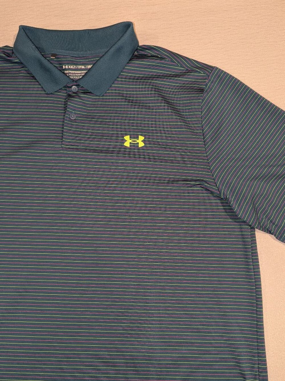 Under Armour UA Striped The Performance Polo